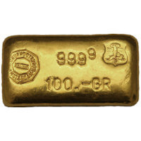 Goldbarren 100g von Drijfhout